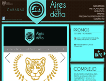 Tablet Screenshot of airesdeldelta.com.ar